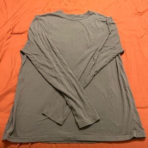 Men's Gray Long Sleeve Shirt